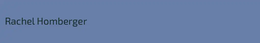 Rachel Homberger